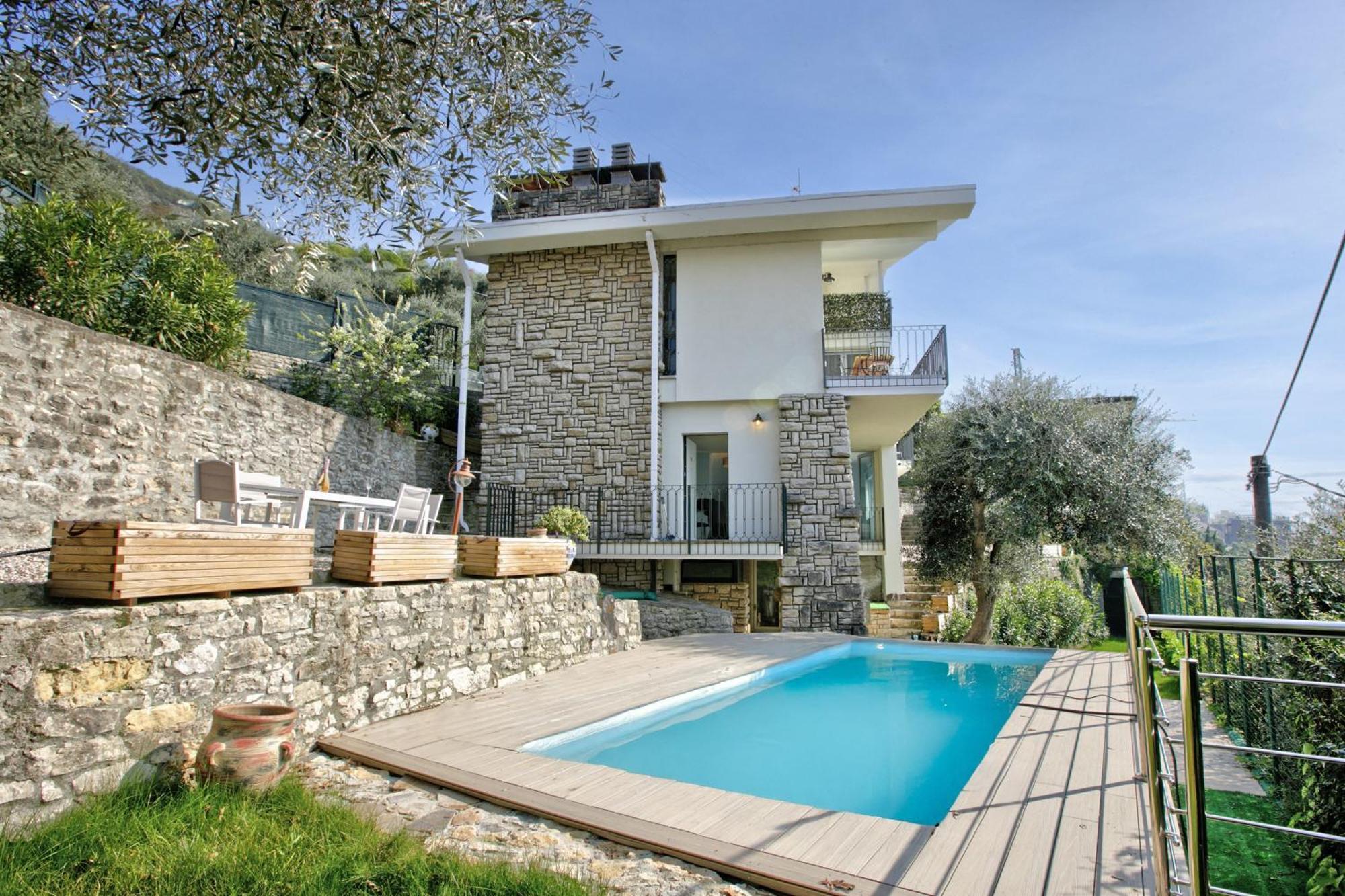 ברנצונה סול גארדה Villa Mercurio מראה חיצוני תמונה